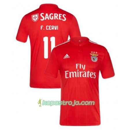 Billiga Fotbollströjor Benfica Franco Cervi 11 Hemma tröja 2018/19 Kortärmad